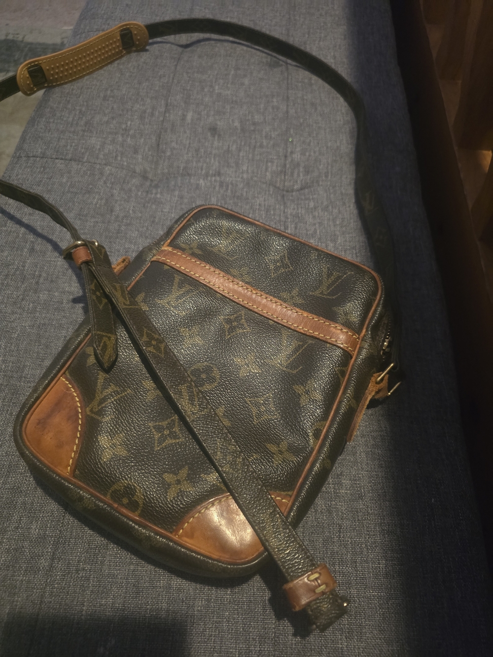 Louis Vuitton Brown Monogram Canvas Crossbody Bag